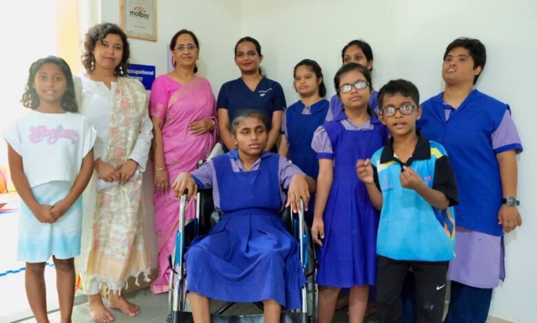 Molbio Diagnostics therapy units for disabled children in Goa