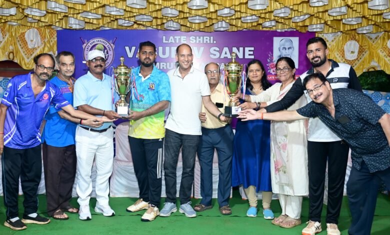 Late Vasudev Sane Memorial Cricket Tournament Ends on High Note