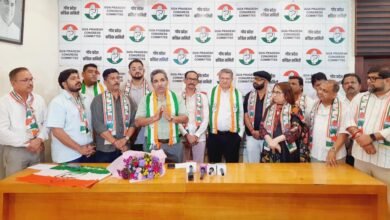Former AAP Goa State Convenor Rahul Mhambre Joins Indian National Congress