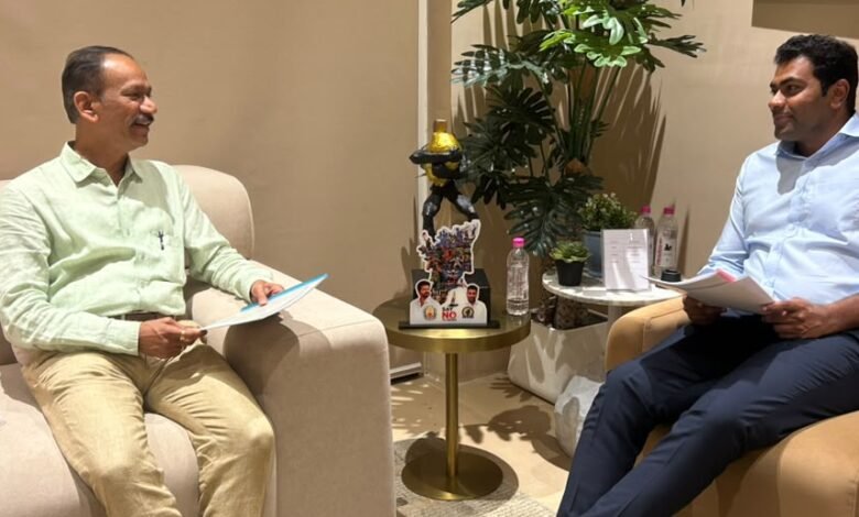 girish Chodankar Meets Tamil Nadu PWD Minister to Pursue Goa House at Velankanni
