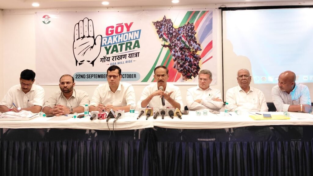 Congress’ 27-Day ‘Goy Rakhan Yatra’